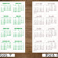 Custom Color and Font Calendar Stickers | Start With Any Month in 2023 | For Planners and Journals  | Monthly Stickers Matte Finish