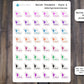 Ballet Planner Stickers Style A