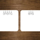 Minimalist Blank Note Mini Stickers with Months Headings | For Planners and Journals | 12 Note Stickers | Light Bulb Design