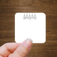 Minimalist Blank Note Goals Mini Stickers | Goal Tracker for Planners and Journals | 12 Note Stickers | Light Bulb Design