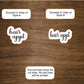Hair Appointment Text Stickers, Hair Appointment Stickers for Planners, Journals, and Notebooks | Mini Scripts