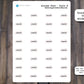 Snacks Text Stickers  | Meal Planning Stickers for Planners, Journals, and Notebooks | Mini Scripts