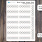 Mood Tracker Stickers for Planners, Journals, and Notebooks | Kiss Cut, Matte Finish | 5" x 7" Sticker Sheet