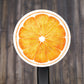 Orange Round Stickers, Envelope Seals, Gift Wrap Stickers,  2" Circle Stickers