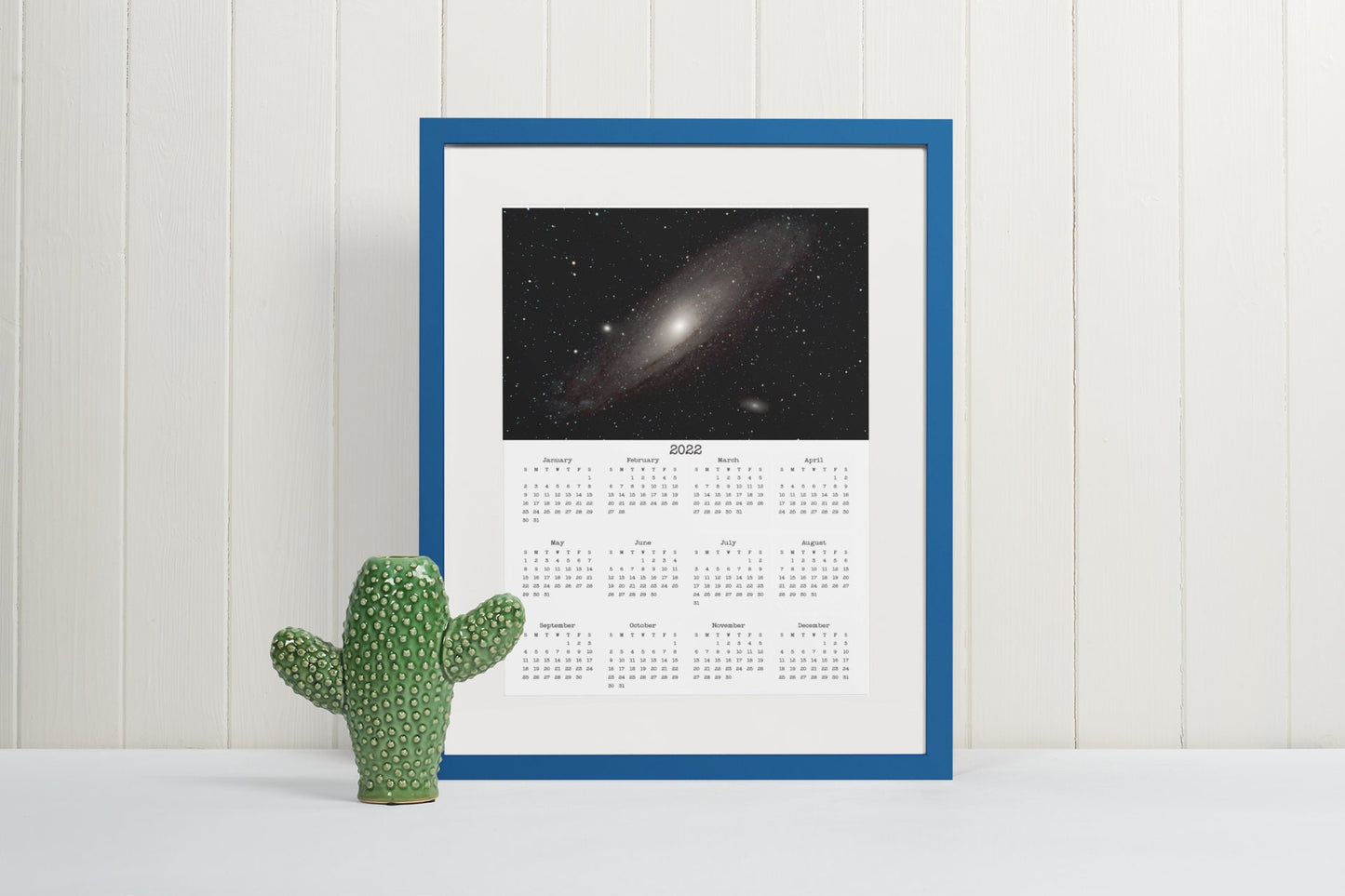 Andromeda Galaxy Year At A Glance Calendar