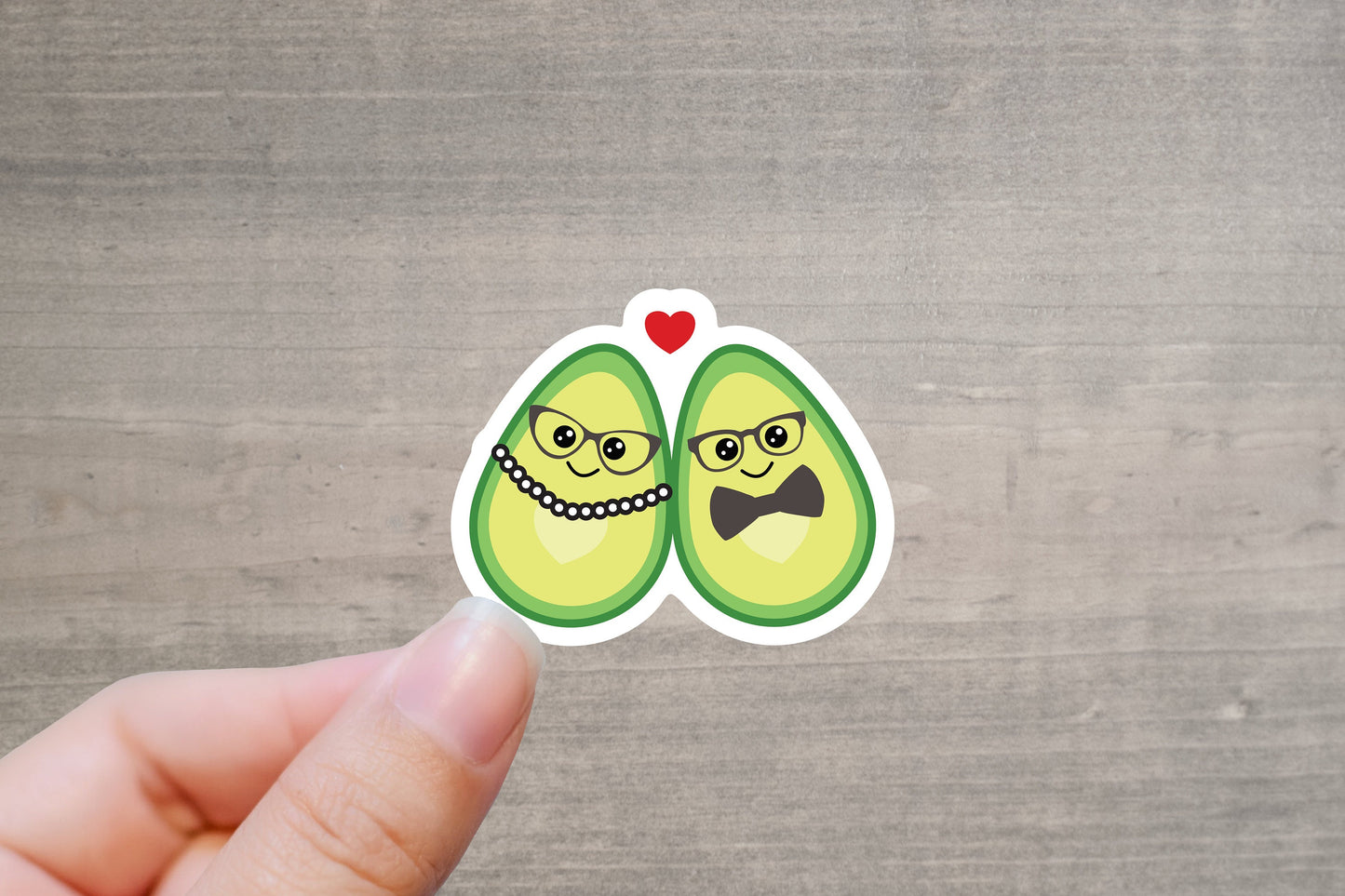 Avocado Couple Stickers