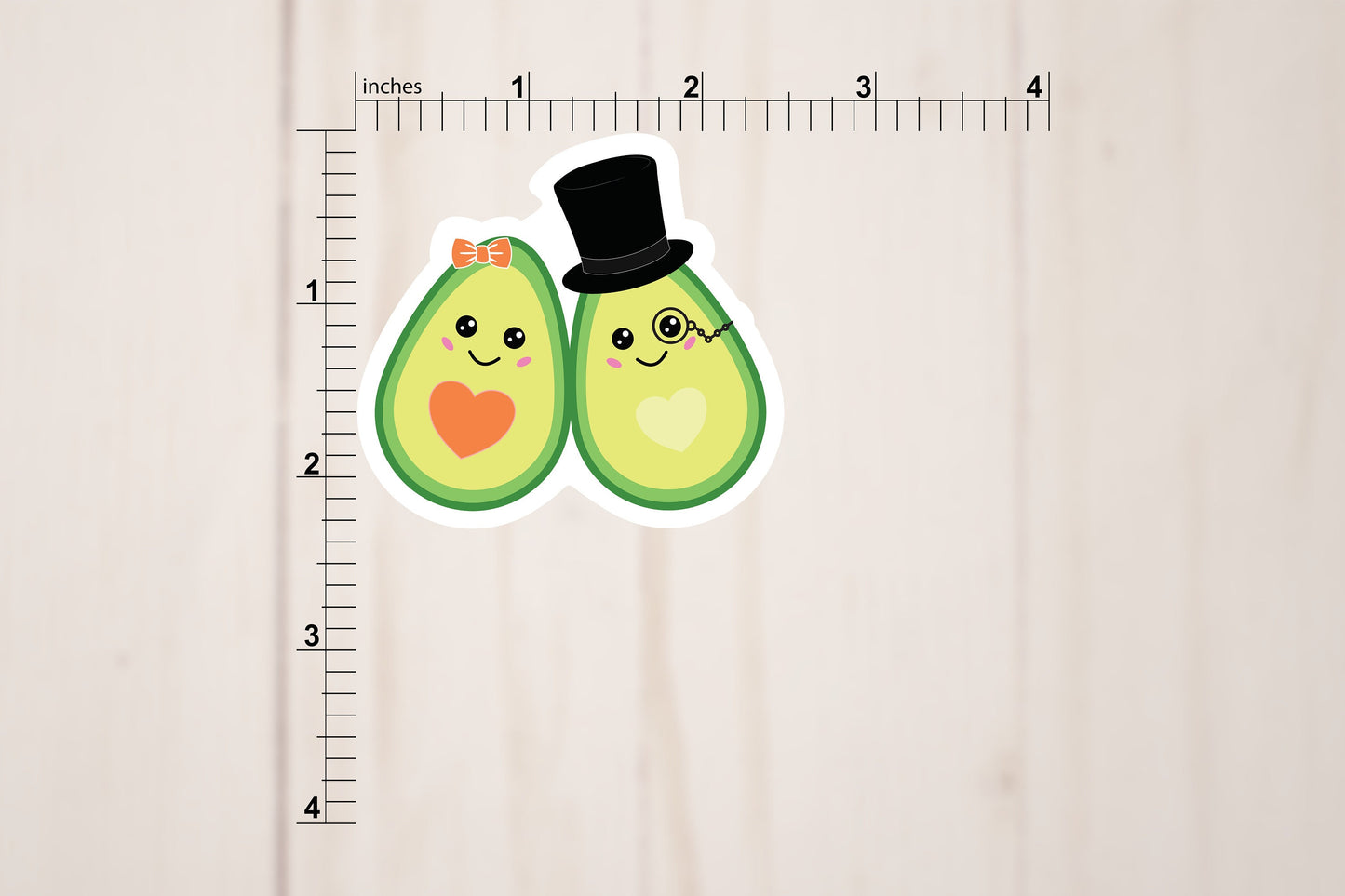 Avocado Couple Stickers