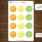 Citrus Sticker Sheet
