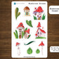 Mushroom Houses Sticker Sheet