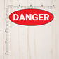 Danger Vinyl Sticker