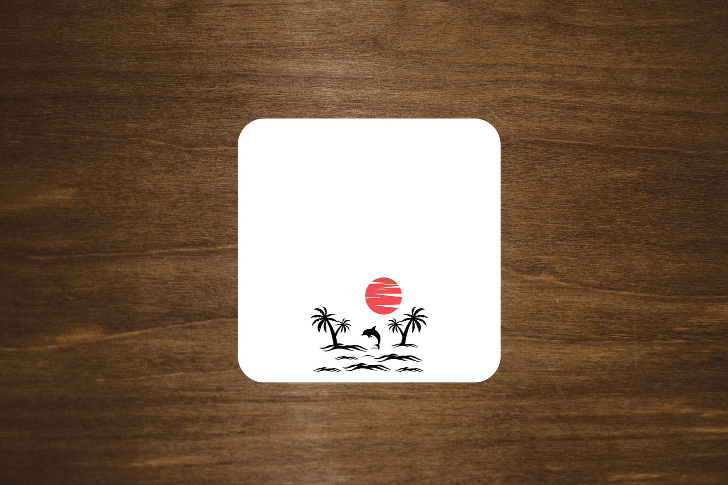 Palm Trees Note Mini Stickers | For Planners and Journals  | Note Stickers, Die Cut, Matte Finish | 12 per Sheet