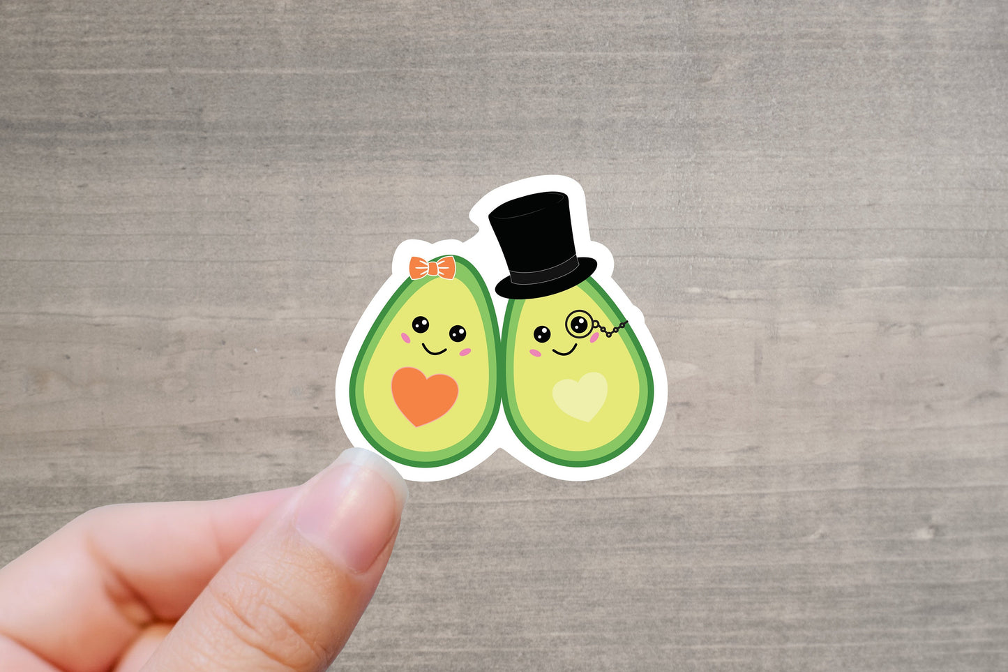 Avocado Couple Stickers