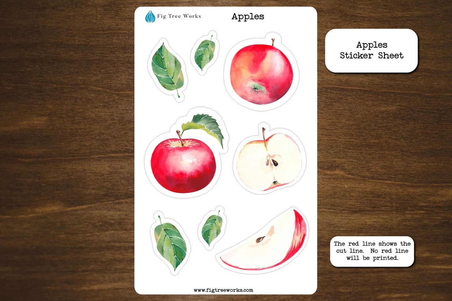 Apples Sticker Sheet