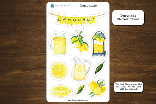 Lemonade Sticker Sheet