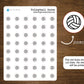Volleyball Icon Stickers, Sports Icon Stickers for Planners, Journals, and Notebooks | 7 Colors To Choose From | Kiss Cut, Matte Finish