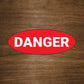 Danger Vinyl Sticker