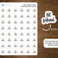 No School Text Stickers for Planners, Journals, and Notebooks