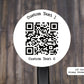 QR Code Custom Stickers | 2.5" Round Labels | Personalized Round QR Code Stickers | Custom Labels On A Roll