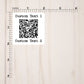Custom QR Code Square Stickers | 2" x 2"  Square Labels | Personalized QR Code Stickers | Custom Labels On A Roll