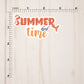 Summer Time Sticker | Die Cut, Glossy, Vinyl | 3" Sticker