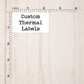 50 Custom Business Thermal Labels
