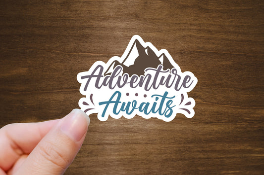 Adventure Awaits Vinyl Sticker