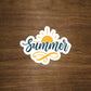 Summer Sun Sticker | Die Cut, Glossy, Vinyl | 3" Sticker