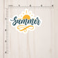 Summer Sun Sticker | Die Cut, Glossy, Vinyl | 3" Sticker