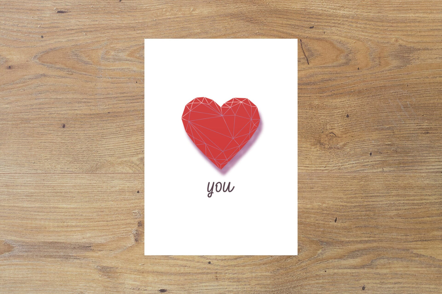 Love/Heart You Greeting Card