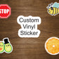 Custom Vinyl Sticker From Your Design