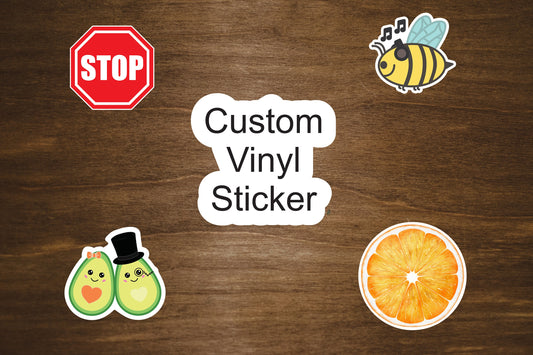 Custom Vinyl Sticker From Your Design