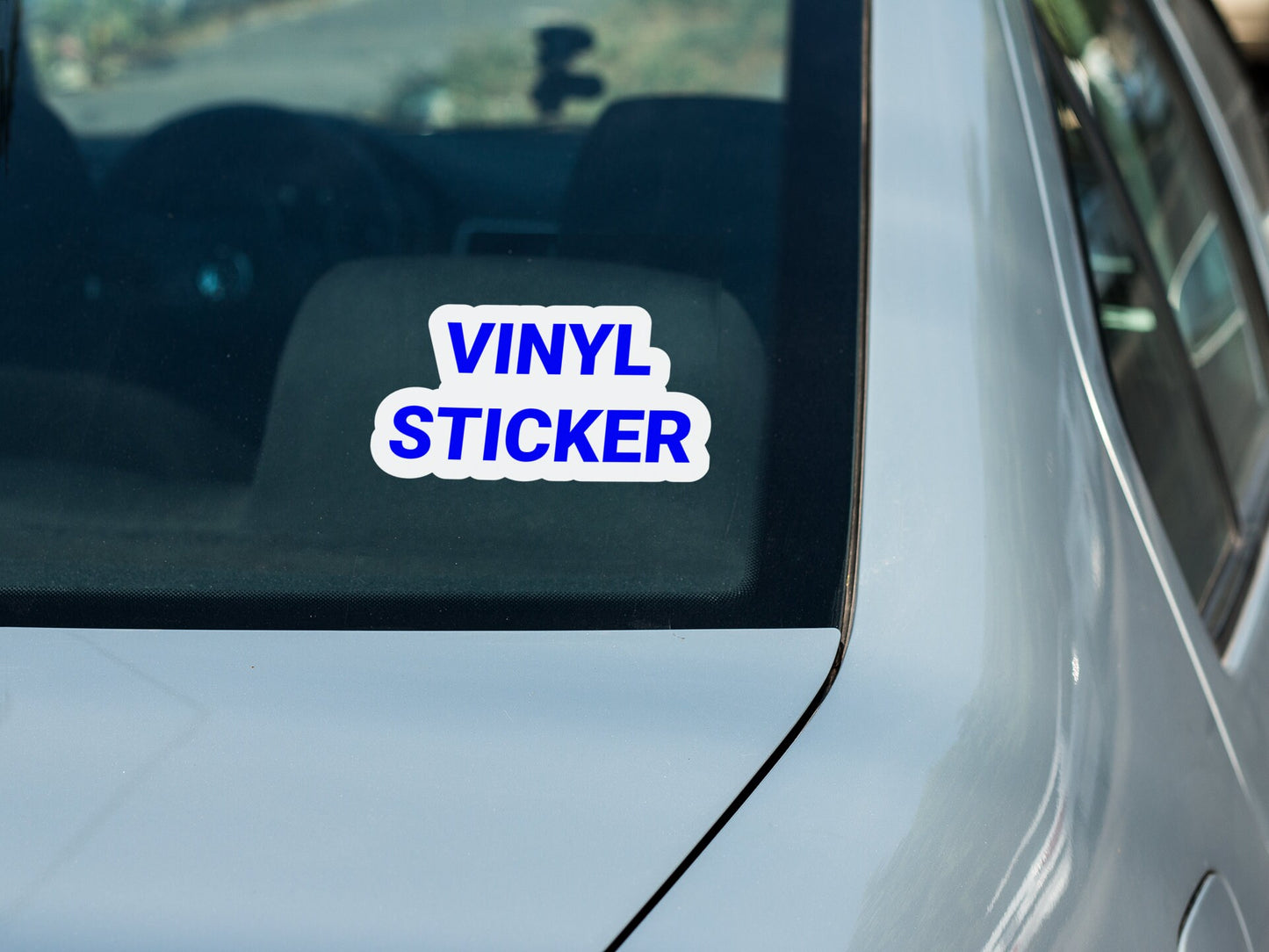 Custom Text Vinyl Sticker (Waterproof)