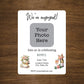 We're Engaged Stickers  3" x 4"