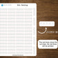 Hot Rating Sticker Sheet