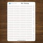 Hot Rating Sticker Sheet