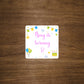 Custom Birthday Message Stickers | Add your own special message | Can be used for party favors, invitations, or more | 2" x 2" Glossy Labels
