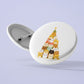 Cat Christmas Tree Button