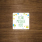 Custom Birthday Message Stickers | Add your own special message | Can be used for party favors, invitations, or more | 2" x 2" Glossy Labels