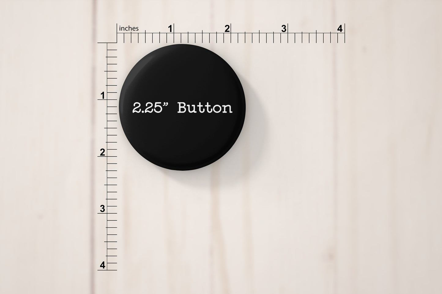 Warning Sign Pinback Button