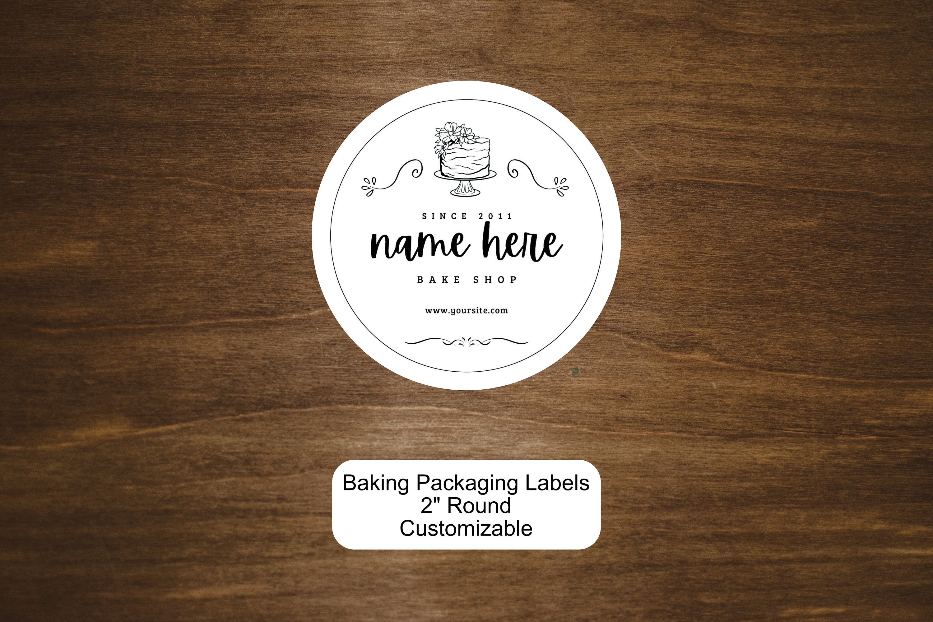 Custom Baking Round Packaging Labels – Fig Tree Works